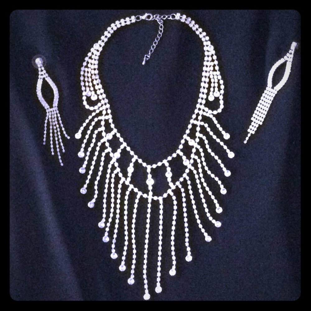 Rhinestone Necklace - Picture 3 of 3